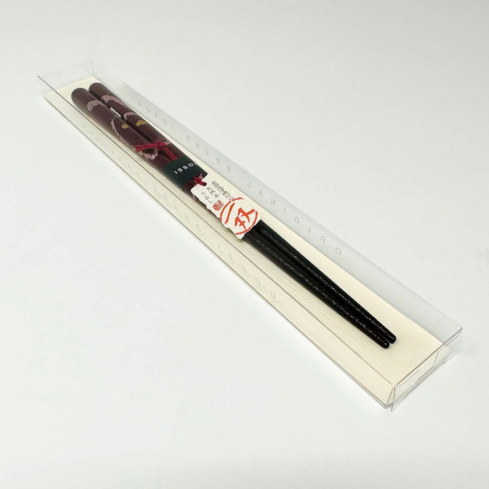 Wakasa-nuri Chopsticks Issou Enbu 炎舞 (8.25"L) image 1