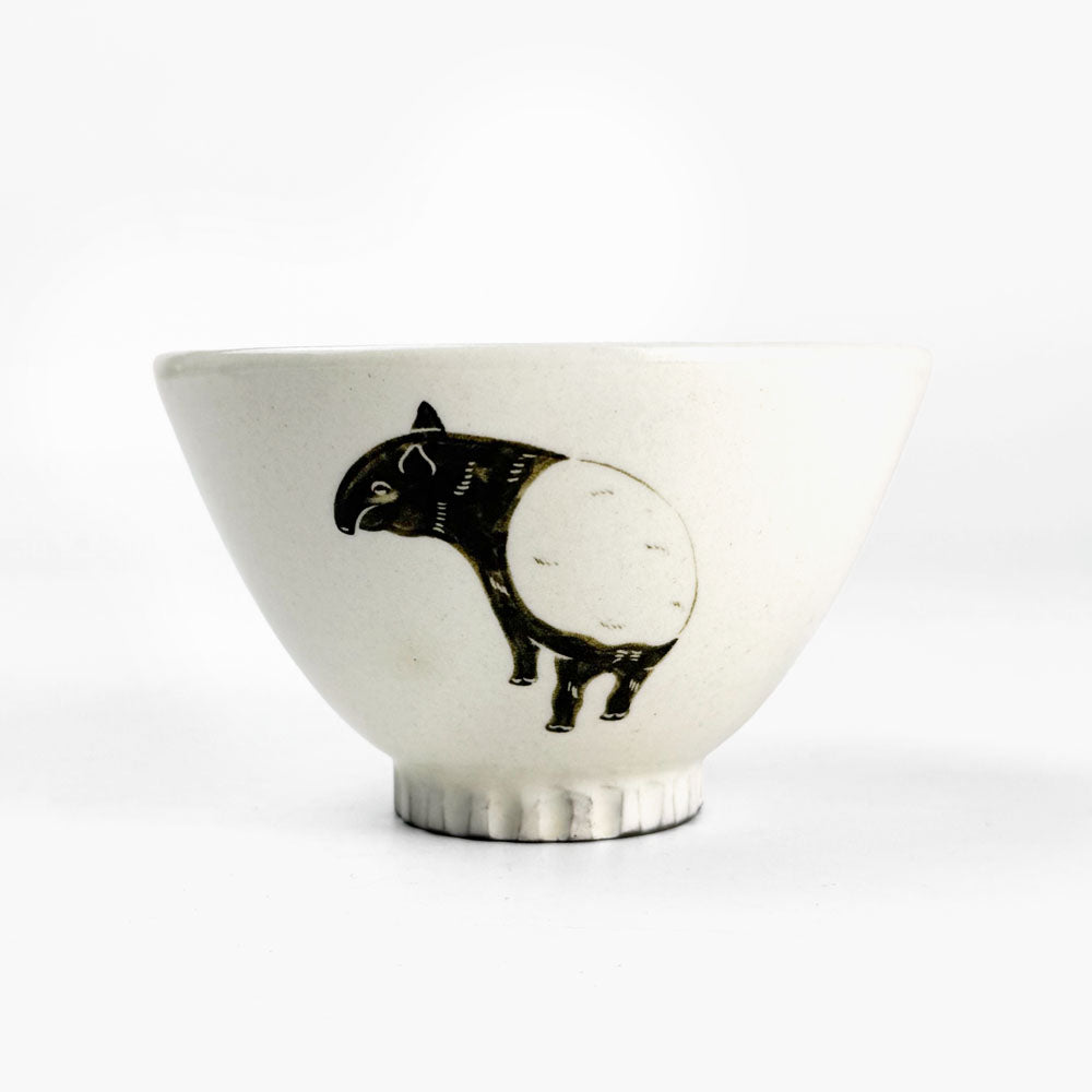 Malayan Tapir Rice Bowl (4.5"D) by Takunobu Sawada image 4