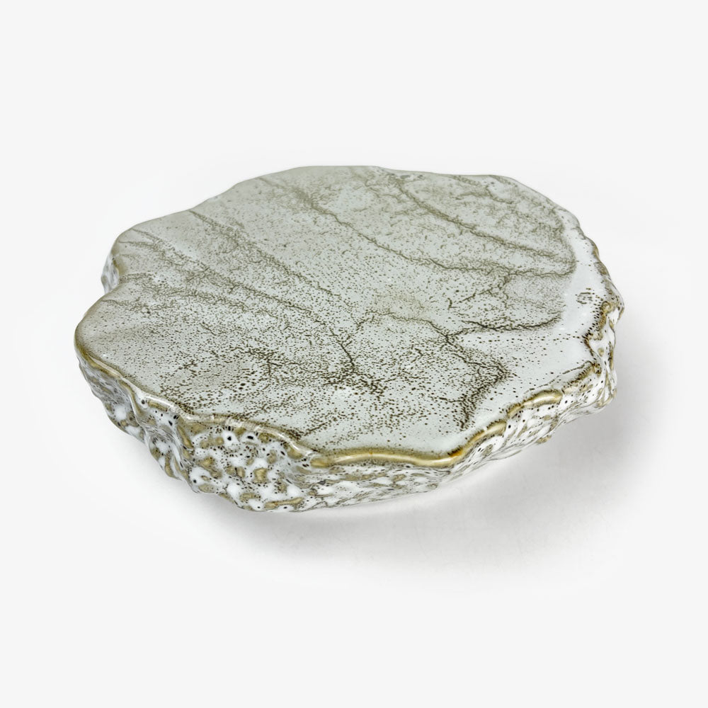 Plate Rock White (6"D) image 0