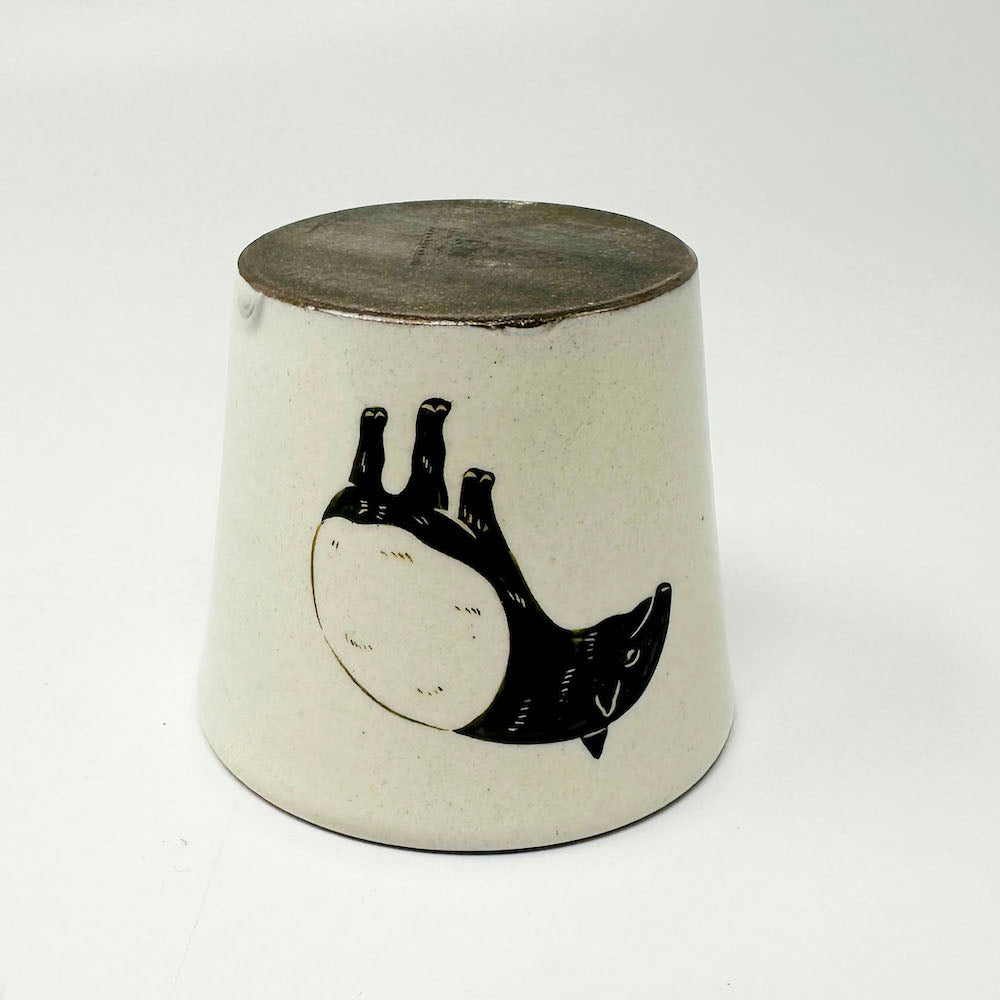 Cup Malayan Tapir (3.25"D x 2.75"H) by Takunobu Sawada image 11