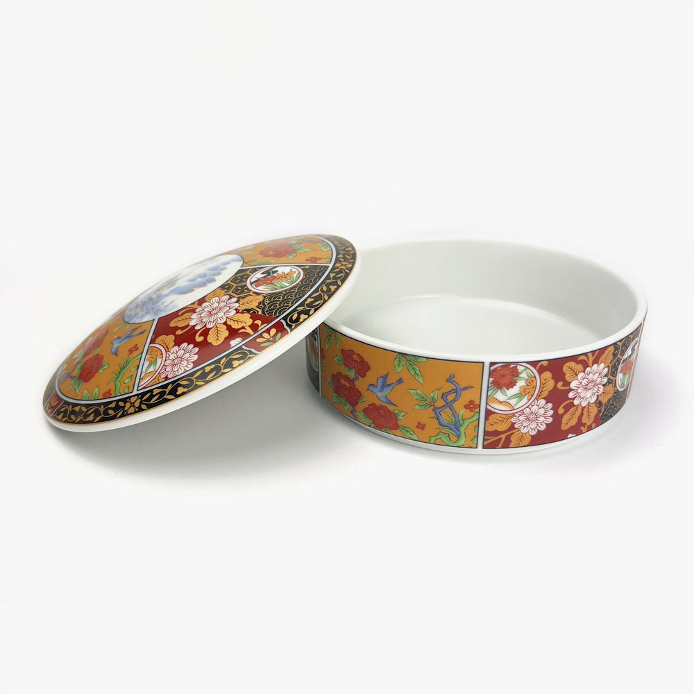 Mino-yaki Jubako 3-Tiered Box (5.5"D x 5.25"H) image 5