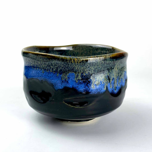 Matcha Bowl Blue Kanashi (4.75"D) image 1