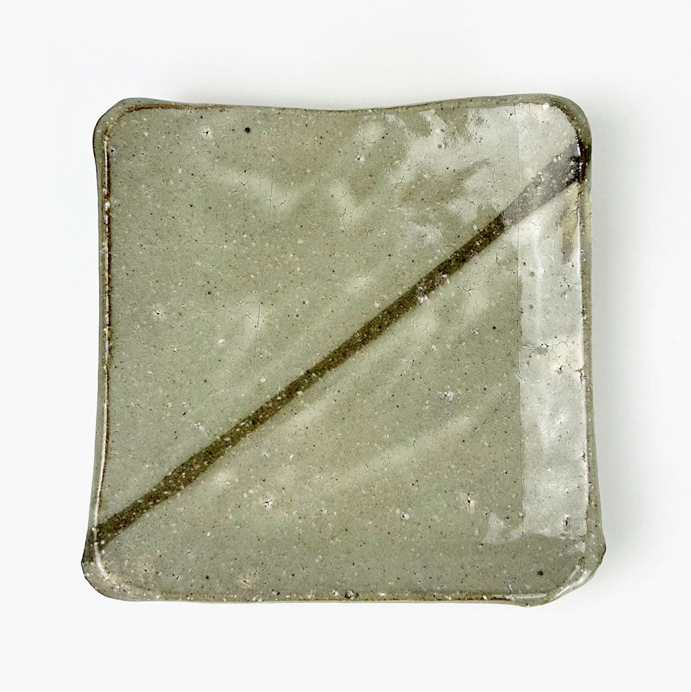 SQ. Footed Plate (6.75"D) by Tomo Enokida image 4