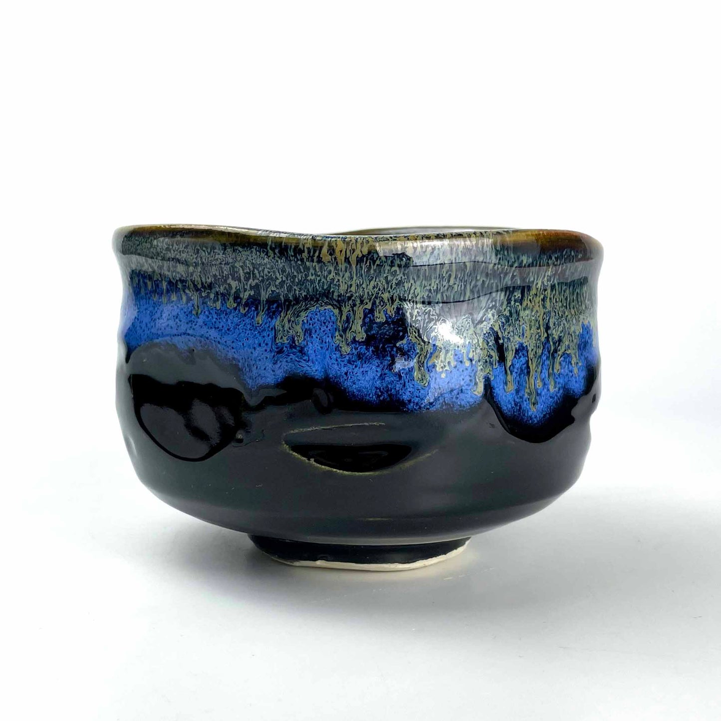 Matcha Bowl Blue Kanashi (4.75"D) image 2