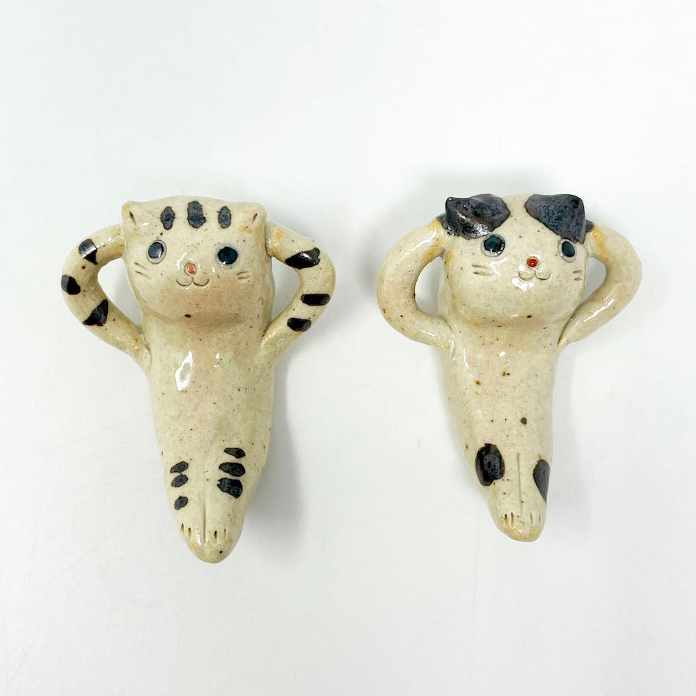 Chopstick Rest Buchi/Tabby Cat (2") image 2