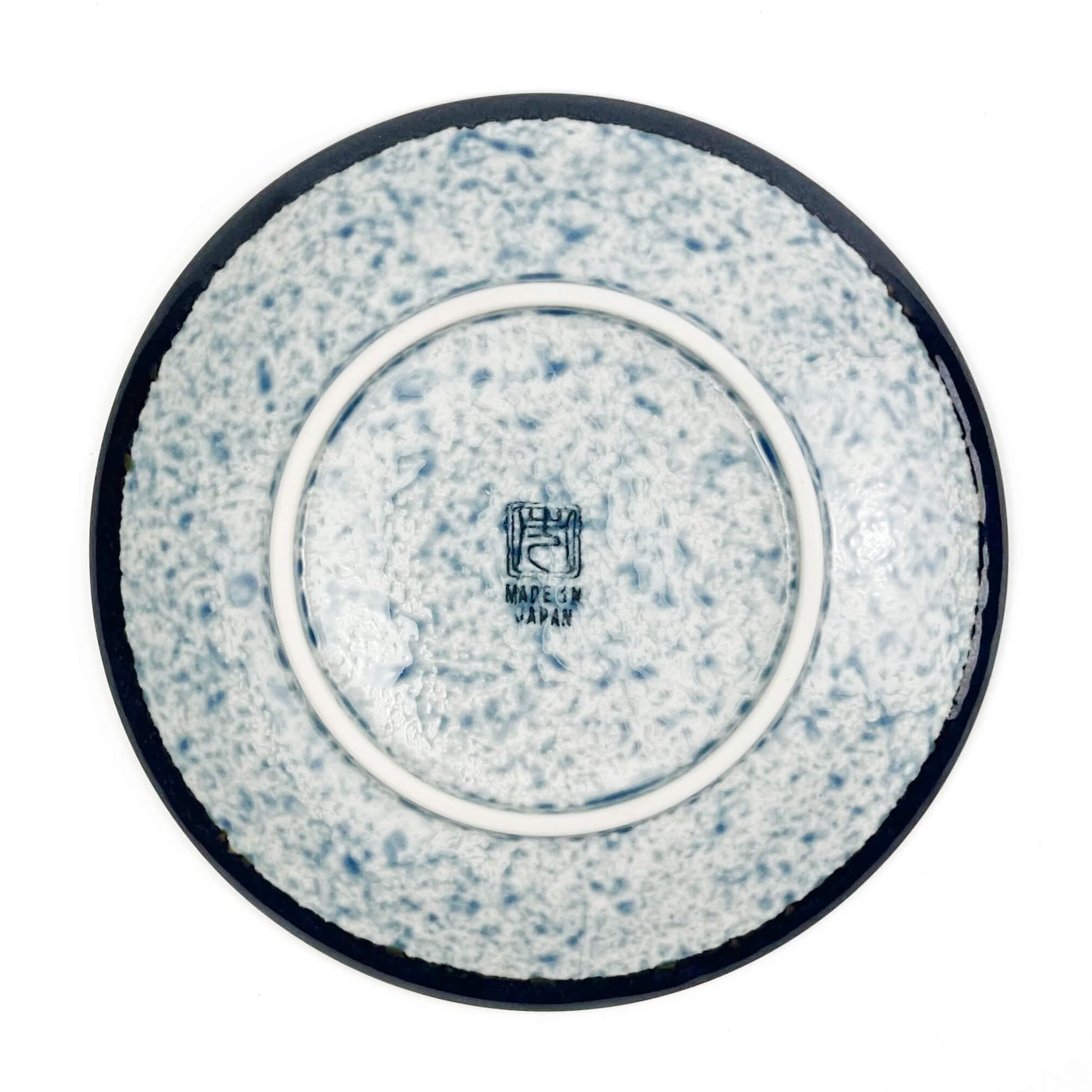 Navy Blue Seigaiha Plate (6.5"D) image 3