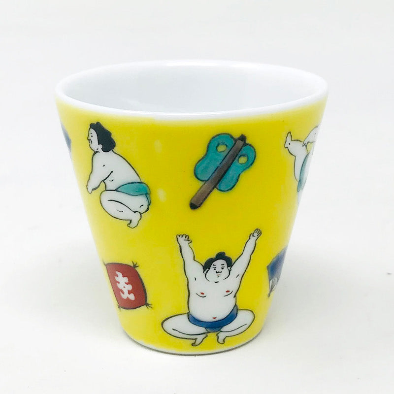 Kutani Sake Cup Sumo (1.5 fl.oz) image 1