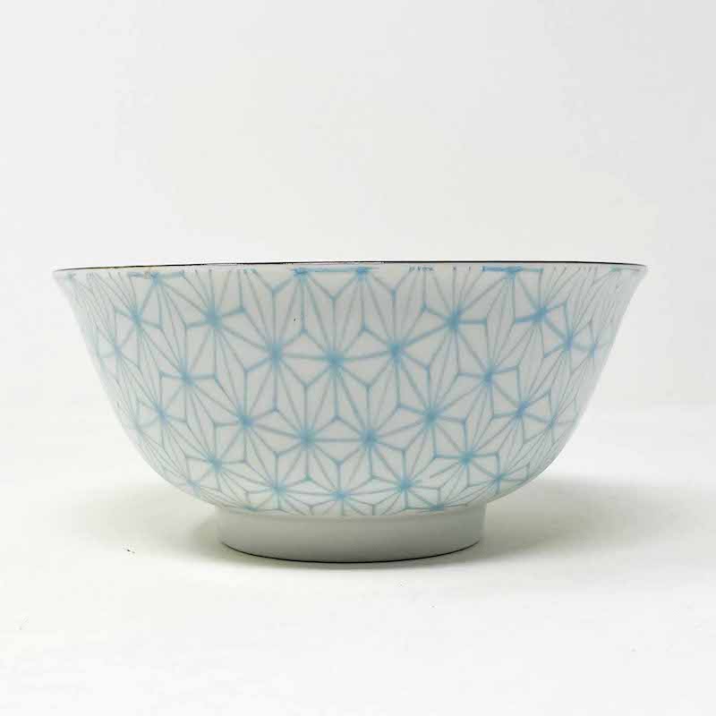 Asanoha Light Blue Tayo Bowl (6"D) image 1