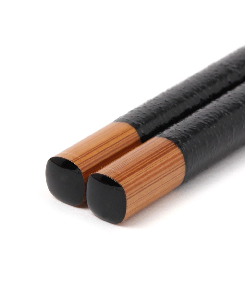 Chopsticks Obanzai Bamboo - Black (8.25"L) image 2