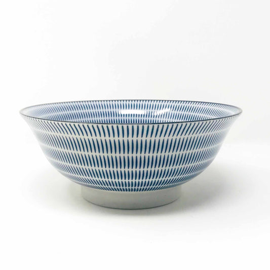 Ramen Bowl Tochiri Blue (8.25″D) image 0