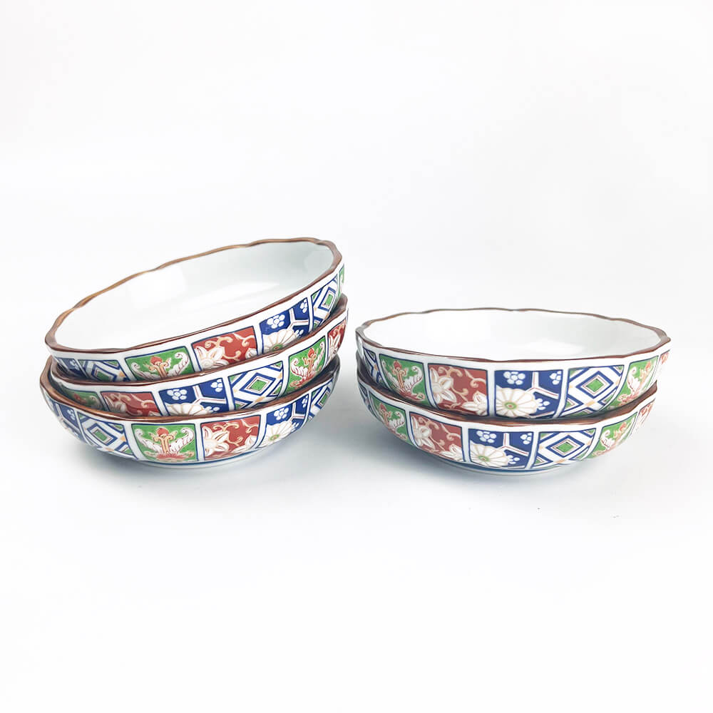 Arita Koimari Small Dish Set of 5 image 1