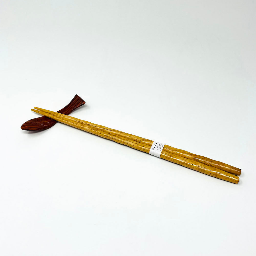 Wooden Chopstick Rest Fish  (3") image 3
