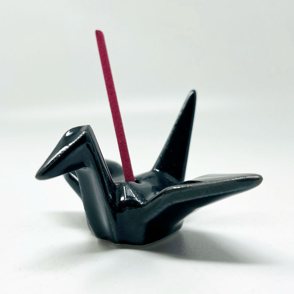 Incense Stand - Crane Black image 1