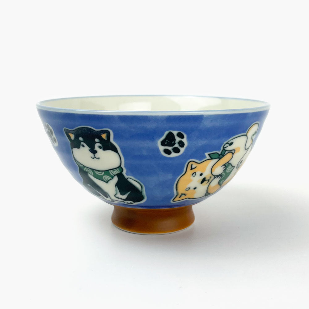 Rice Bowl Mameshiba Blue (5"D) image 0