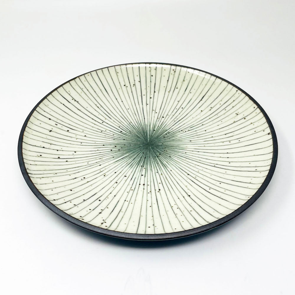 Cream Tokusa Dinner Plate (10"D) image 1