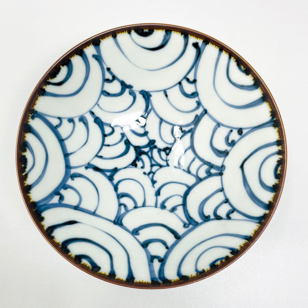 Arita Shallow Bowl Persian Blue (6"D) image 5