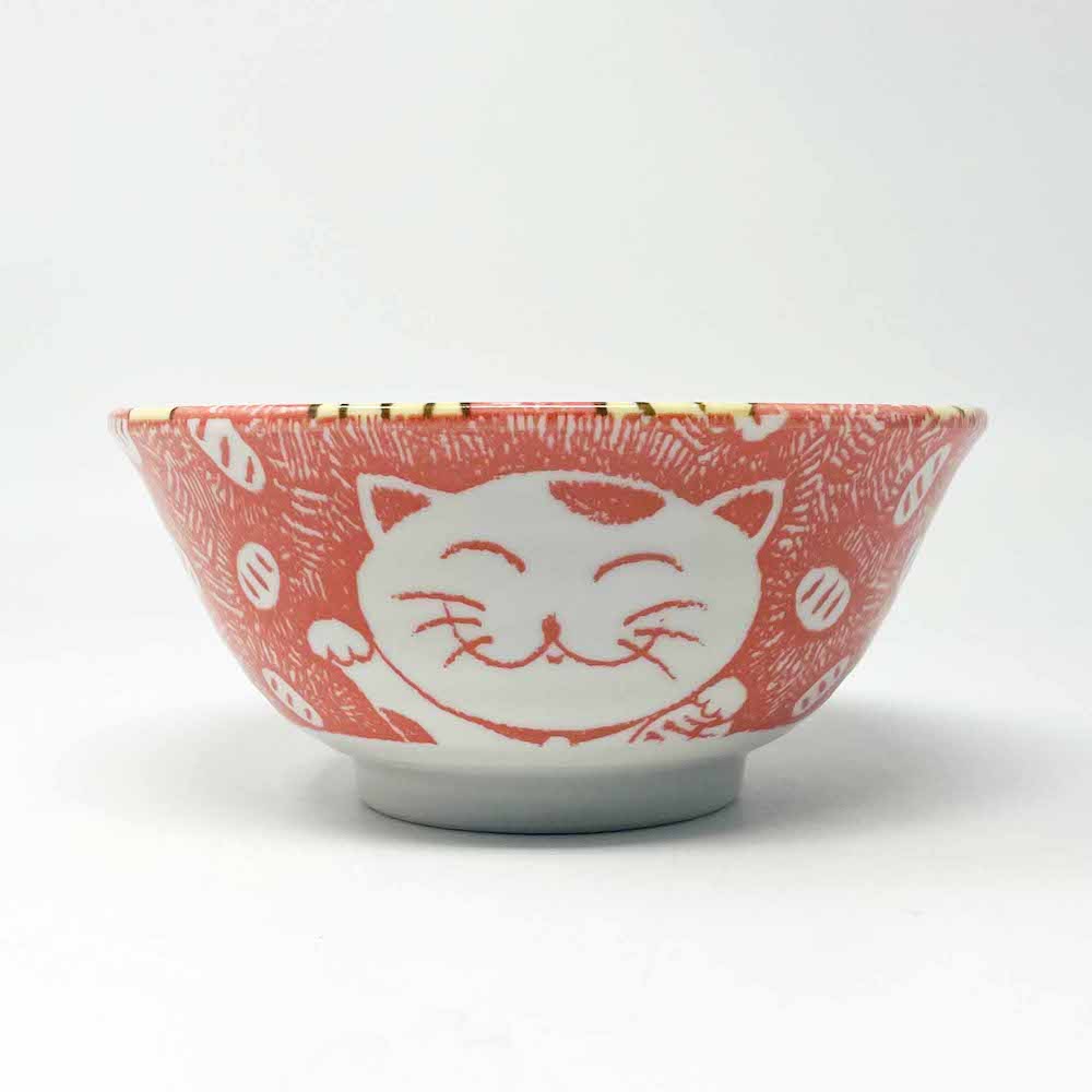 Senmanryo Cat Red Tayo Bowl (6"D) image 5
