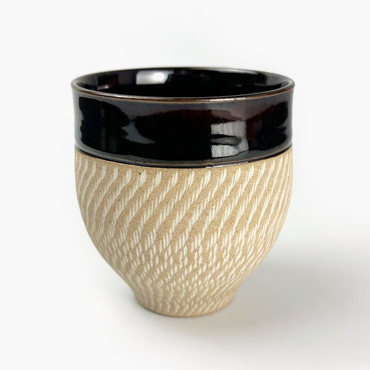 Tetote Cup Kanna Brown (9oz) by Keishuugama image 0
