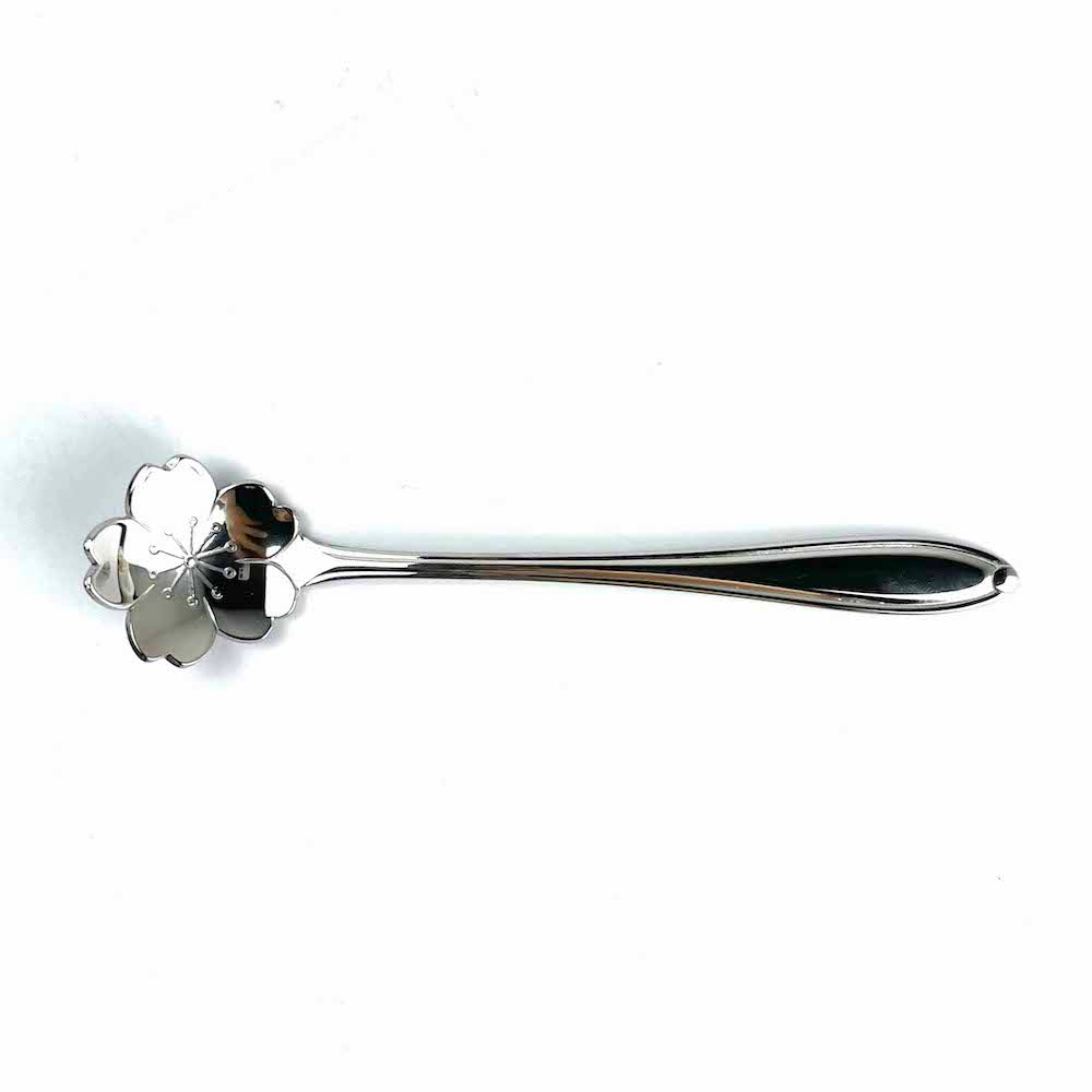 Stainless Spoon Sakura (5"L) image 1