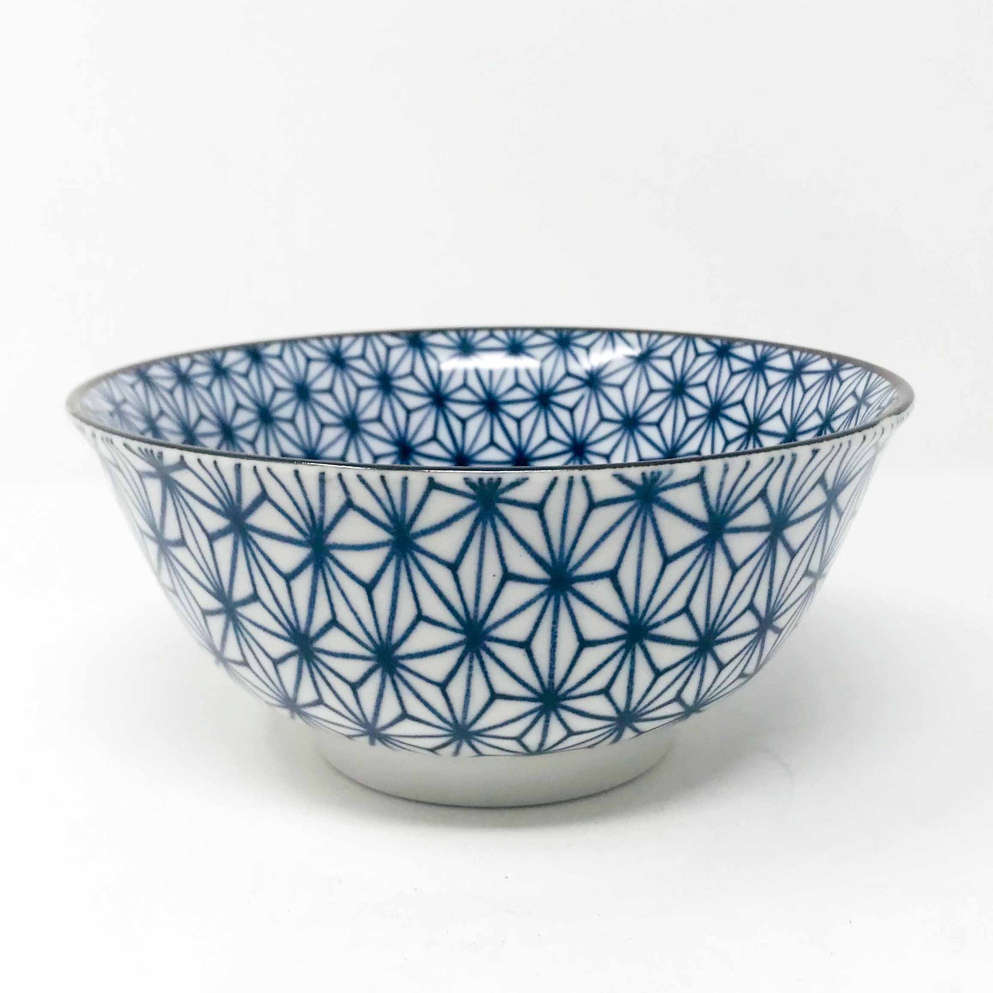 Asanoha Blue Tayo Bowl (6"D) image 0
