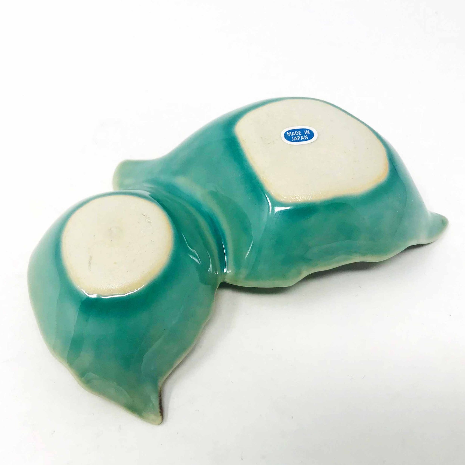 2 Divided Leaf Dish Green (5" x 3") image 2