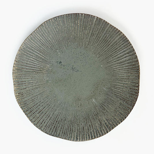 Plate Kobiki Grey Shinogi (9.25"D) image 0
