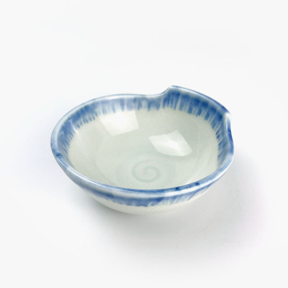 Tonsui Dish Blue and White (4.25"D) image 0
