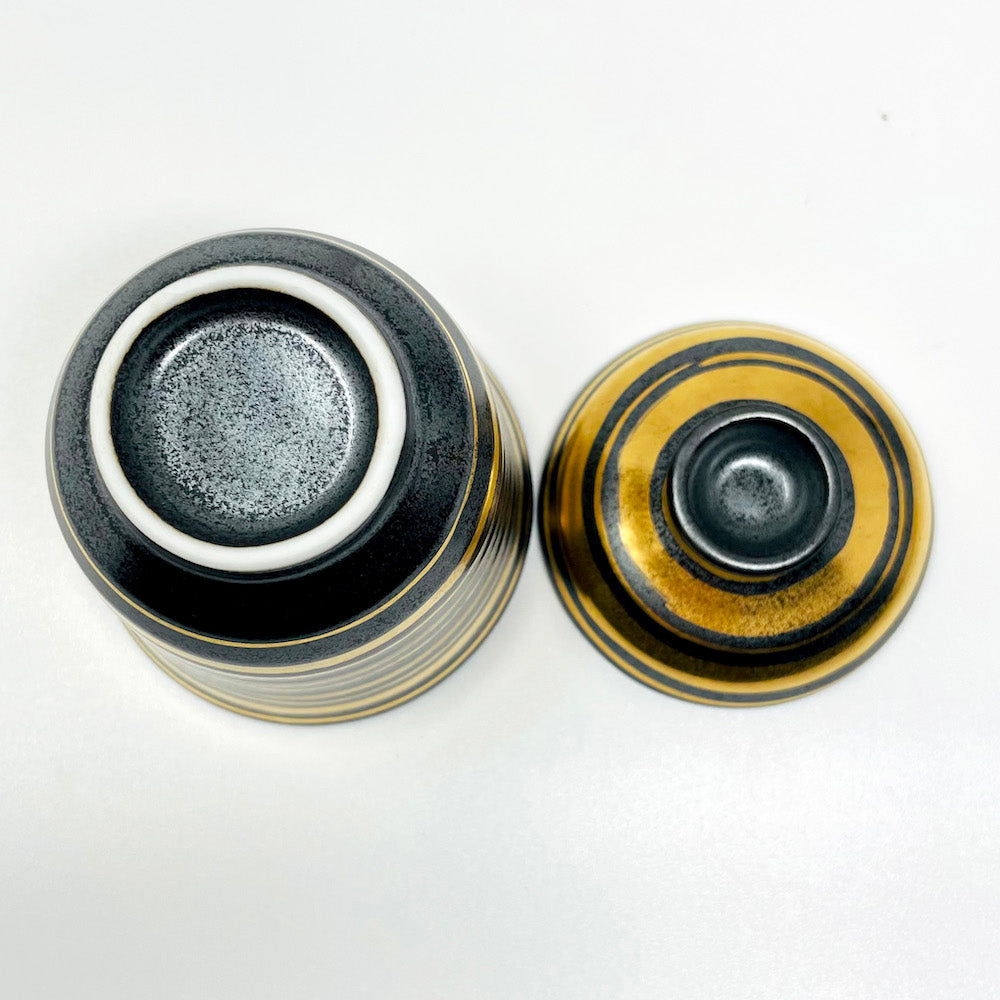 Cov. Soup Bowl Tenmoku Komasuji (4 fl.oz) image 3