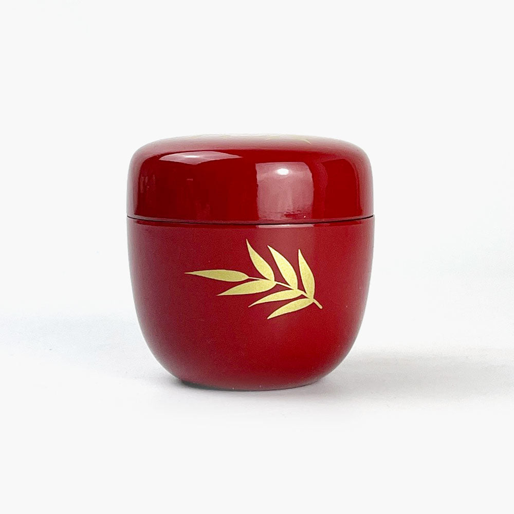 Natsume Tea Caddie Red Umemura (2.5"D) image 6
