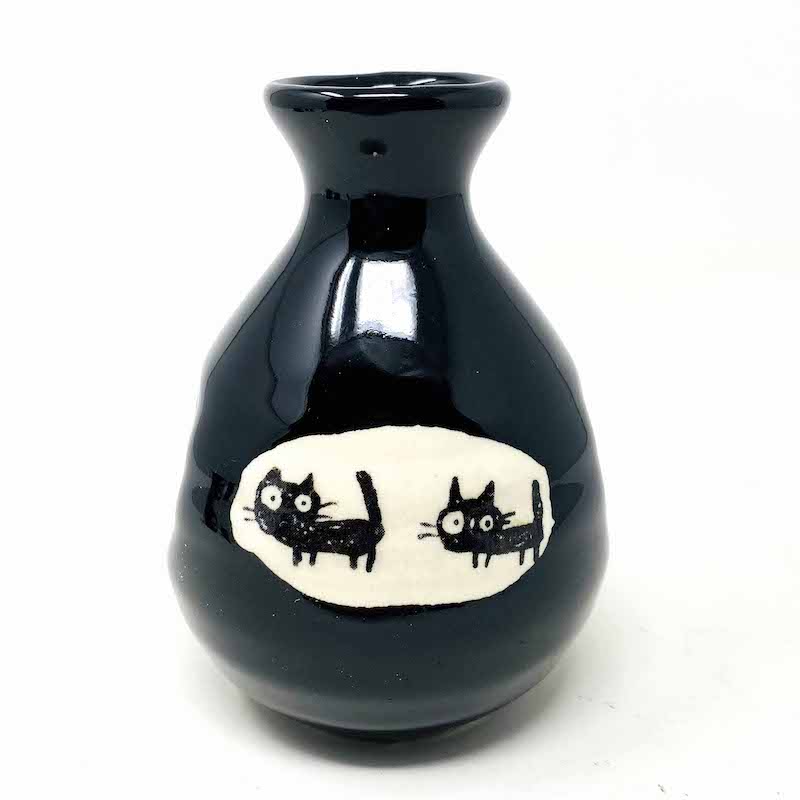 Sake Set 1:2 Cat/Black image 8