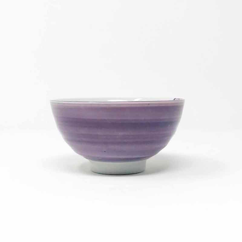 Rice Bowl Purple Fugu (4.5"D) image 1