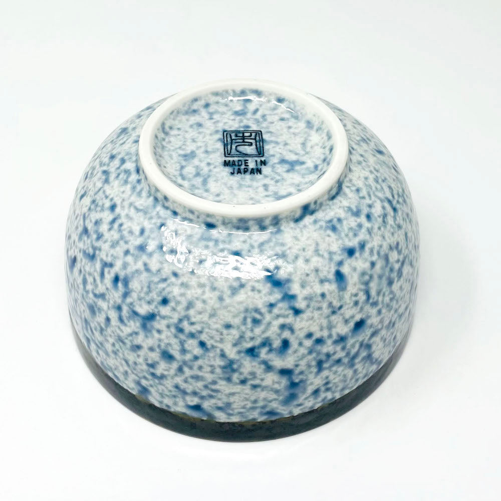 Navy Blue Seigaiha Tayo Bowl (5"D) image 4