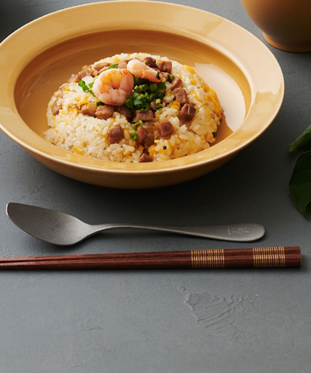 Chopsticks Octagon Striped Wood - Yellow (9"L) image 3