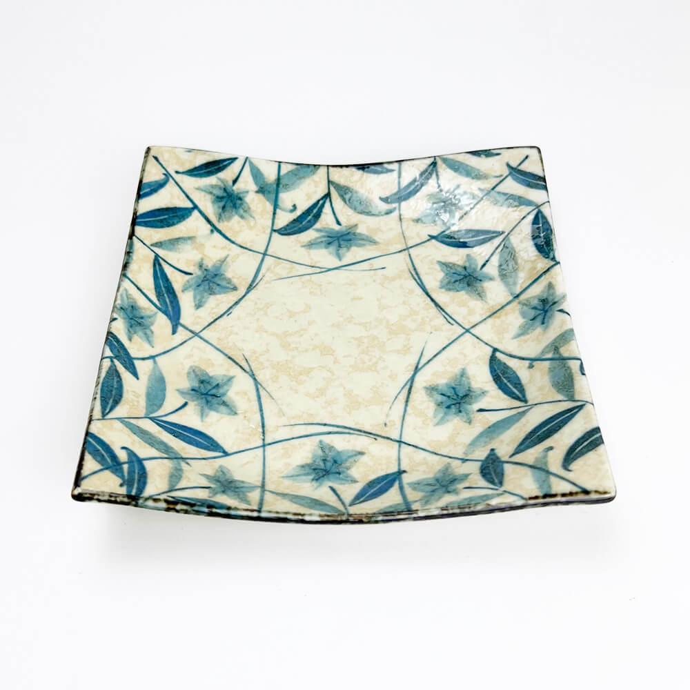 Blue Balloon Flower SQ. Plate (6.5"D) image 0