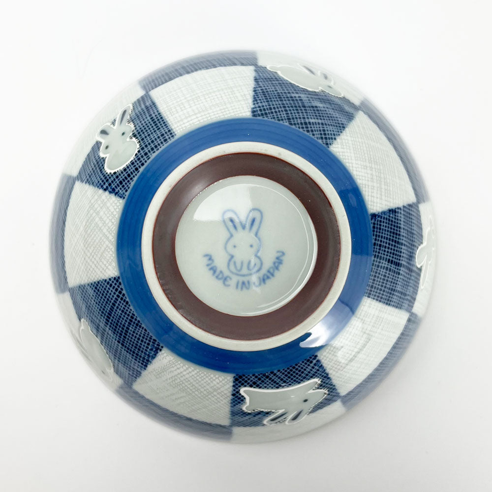 Rice Bowl Rabbit Blue (5"D) image 2