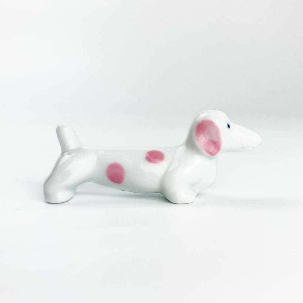 Chopstick Rest Dog Pink (3" x 0.75") image 2