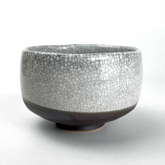 Matcha Bowl Kannyu Shiro (4.5"D) image 1