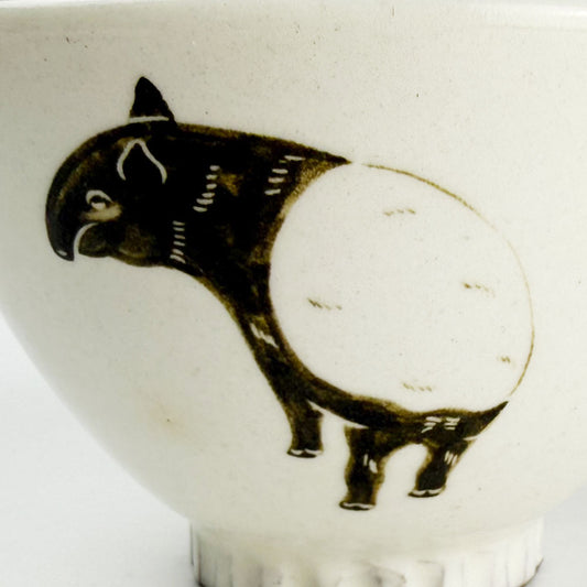 Malayan Tapir Rice Bowl (4.5"D) by Takunobu Sawada image 1