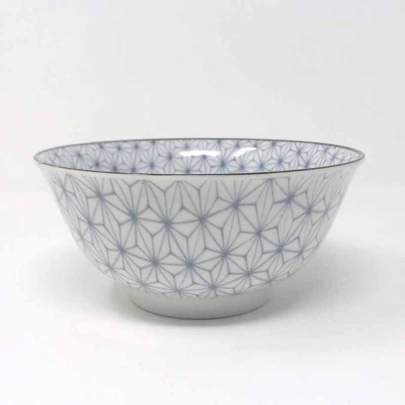Tayo Bowl Asanoha Grey (6″D)