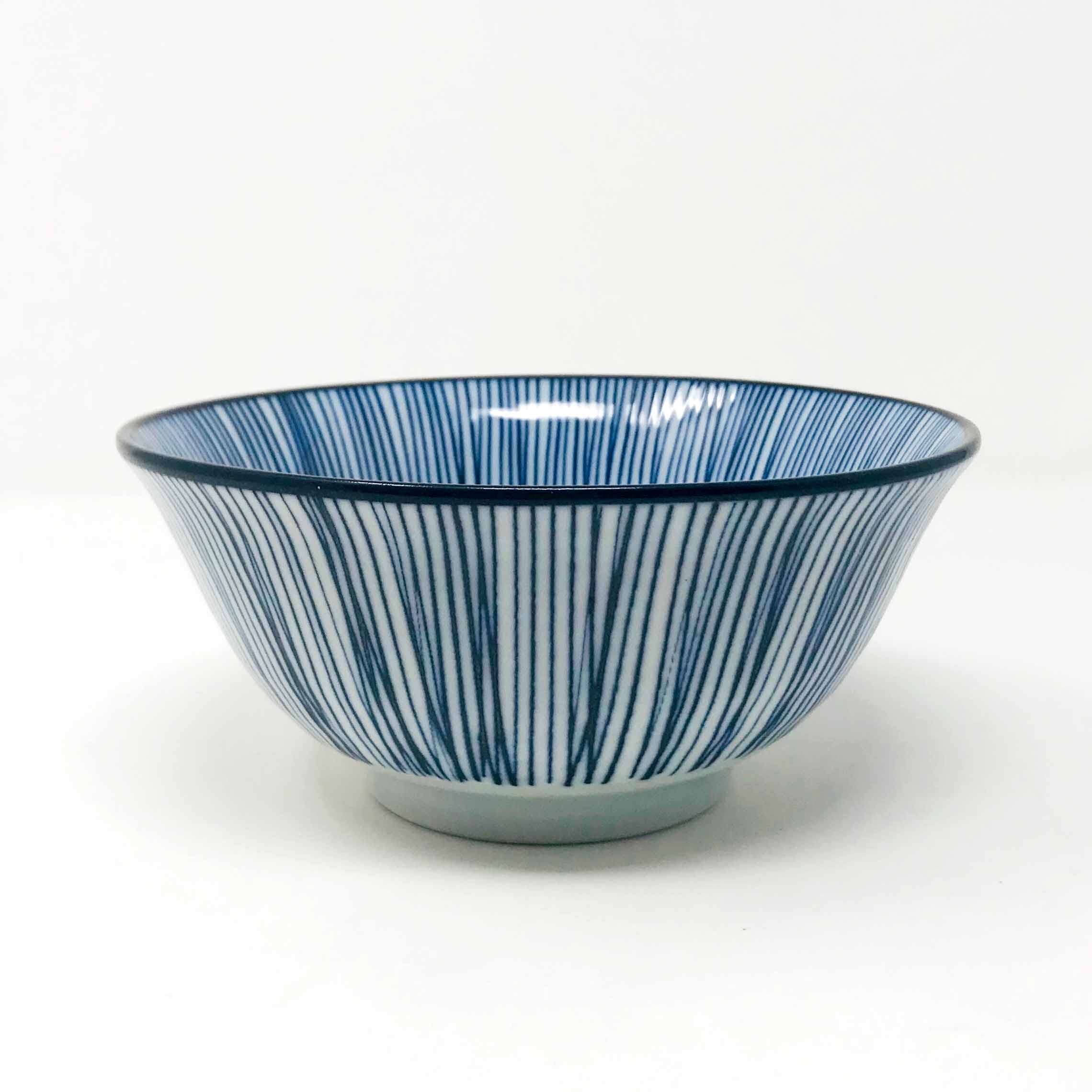Tayo Bowl Blue Tokusa (6″D)