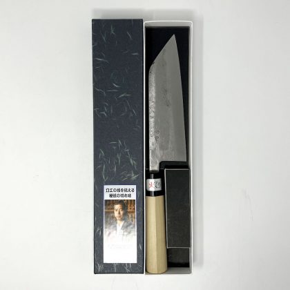 Handmade Japanese Santoku Knife by Teruyasu Fujiwara