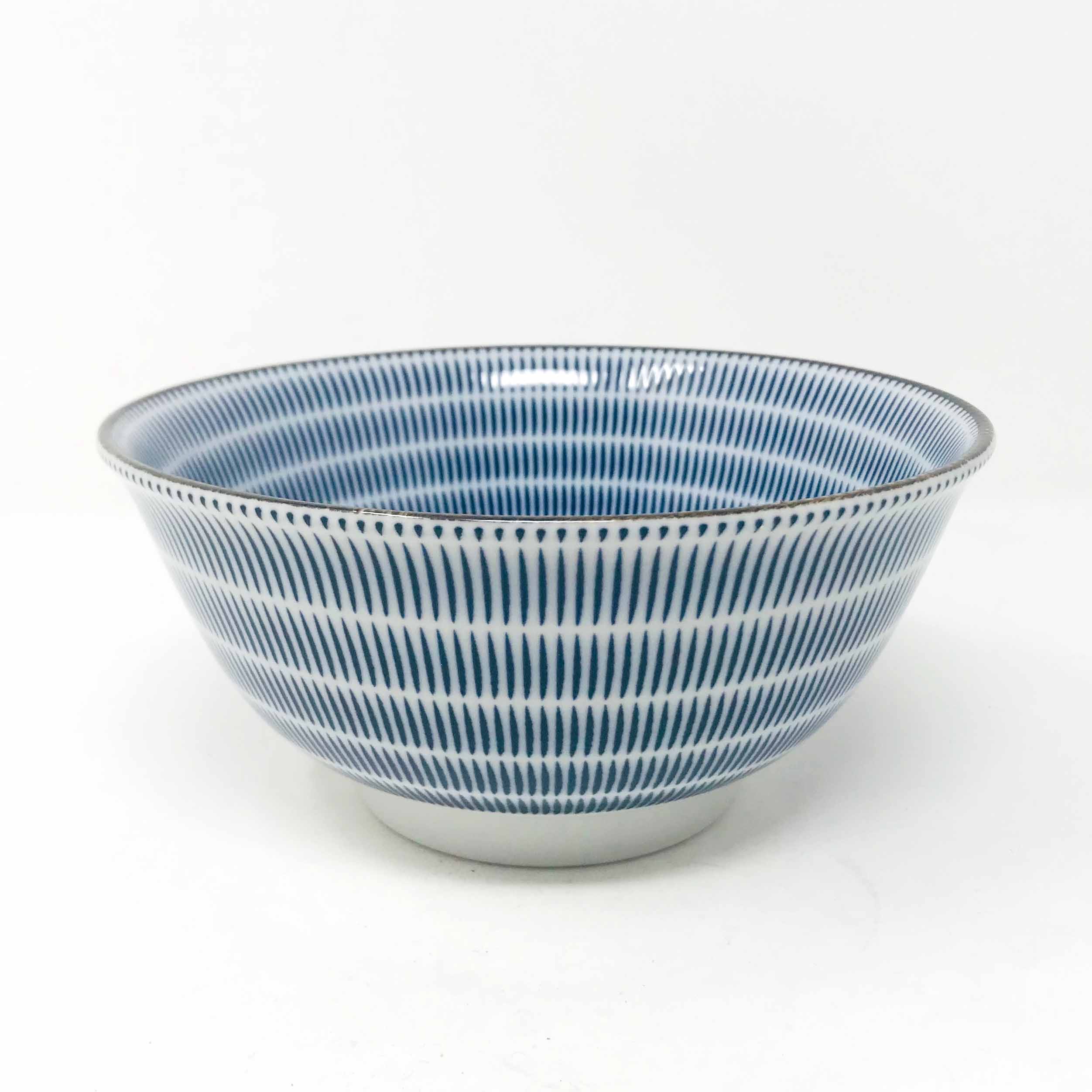 Tayo Bowl Tochiri Blue (6″D)