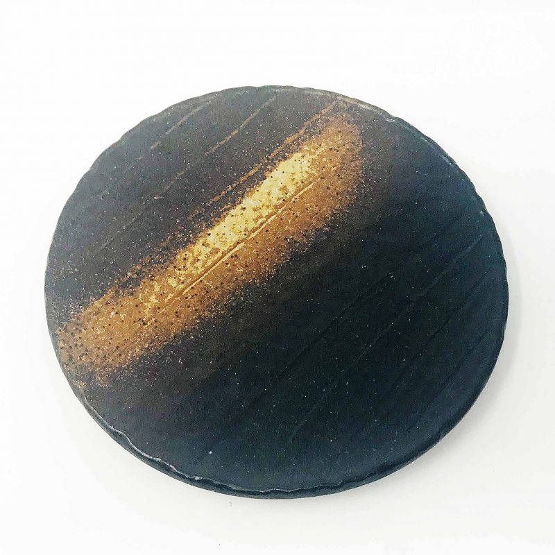 Plate Dark Brown Bizen (9.75")