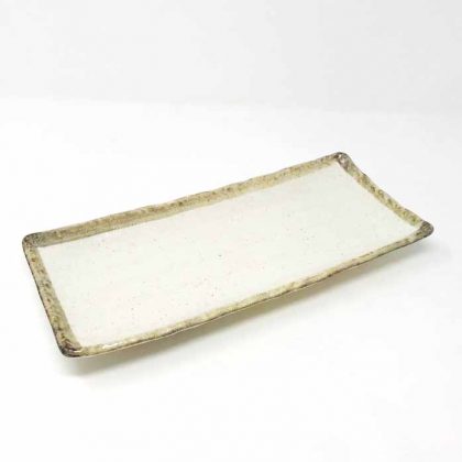 Rec.Plate Shiro Karatsu (11.25"x 5")