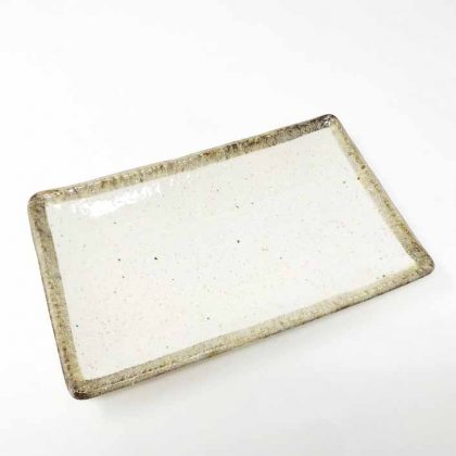 Rec.Plate Shiro Karatsu (8.5"x5.25")
