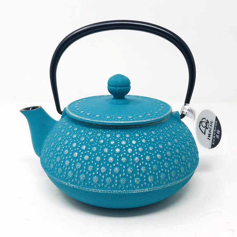 Iwachu Cast Iron Tea Pot Turquoise Blue (22 fl.oz)