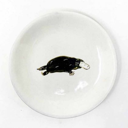 Plate Platypus(6"D) by Takunobu Sawada