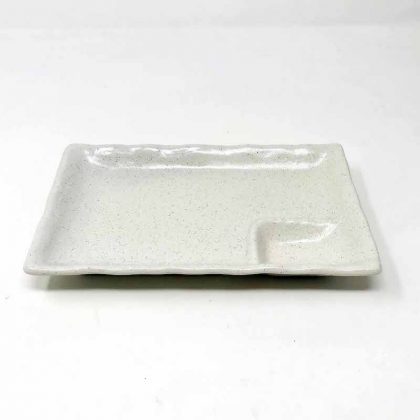 Rec.Plate White Kobiki  (8.25"x 5")