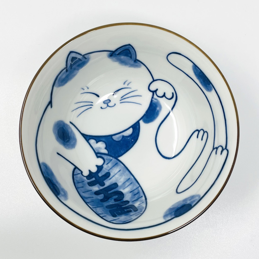 Tayo Bowl Senmanryo Neko Cat (6 “D)