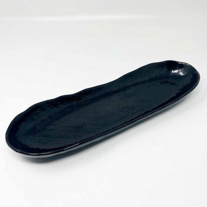 Oval Plate Tenmoku (13")